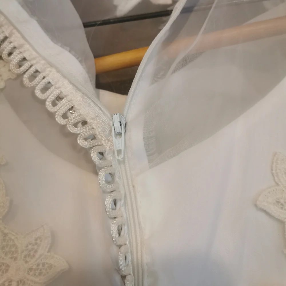 Vintage 60s Wedding Dress Long Veil Train Ruffles Floral Lace Barbie Pink 1960 - Picture 12 of 16